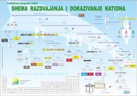 Kvalitativna anorganska analiza: poster Shema razdvajanja i dokazivanje kationa