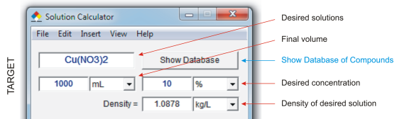 SolCalc: Target area