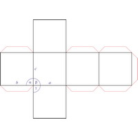 Paper model of cubic lattice (2073×1490 px)