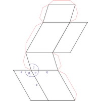 Paper model of triclinic lattice (1437×1947 px)