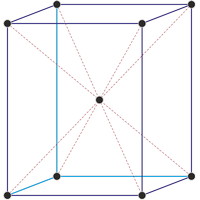 Body-centered orthorhombic unit cell (1047×1084 px)