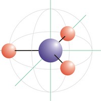 Trigonal planar molecular geometry (980×980 px)