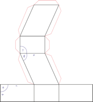 Sistema cristallino monoclino - Modello 3D