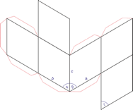 Trigonales Kristallsystem - 3D-Modell