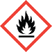 Flammable - serious fires if exposed to sparks, flames, heat.