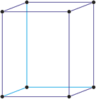 Bravais-Gitter - Orthorhombisch primitive Gitter